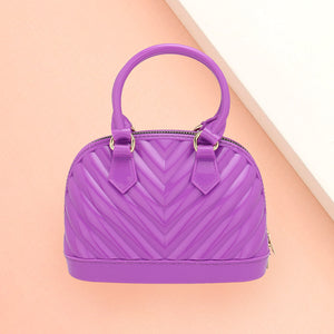 Mini Jelly Purple Tote Bag