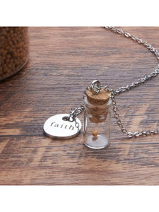 Faith Necklace Size Of A Mustard Seed