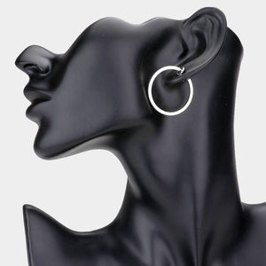 Metal Clip on Hoops