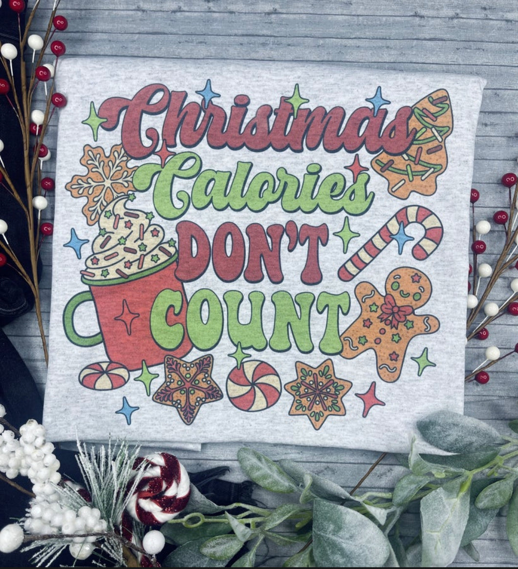 Christmas Calories Don’t Count T-shirt