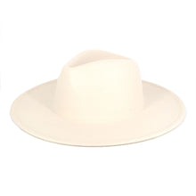 Load image into Gallery viewer, Soild Wide Brim Fedora  Hat
